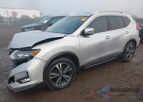 2017 Nissan Rogue Sl из США, поврежденный, VIN 5N1AT2MT8HC852615